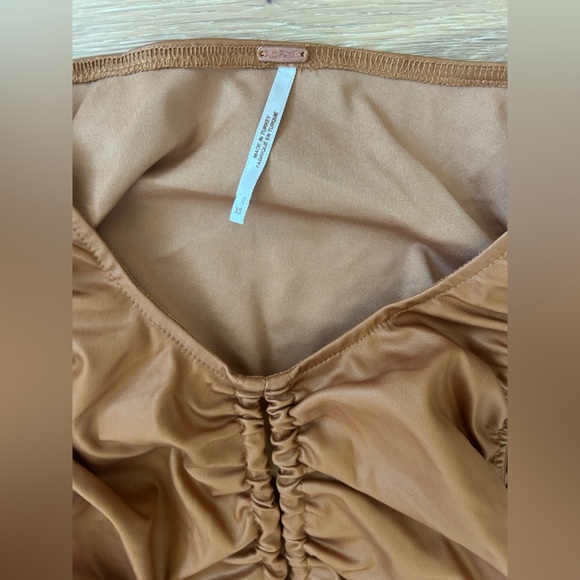 Free People Leather Top - Picture 4 of 5